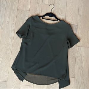 New look - ASOS- dark green tshirt uk size 8